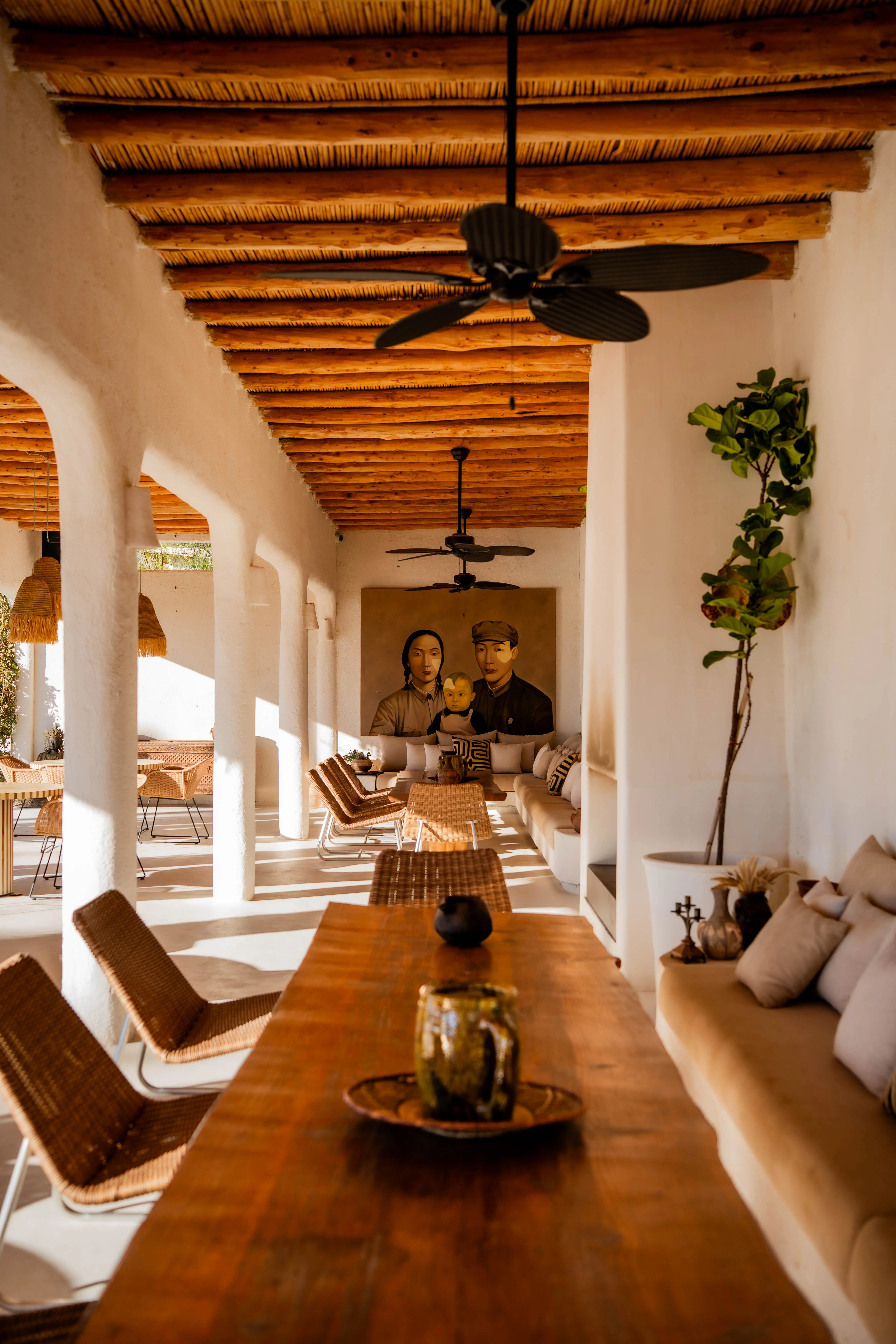 Festive luxury dining experience under the stars in the Agafay Desert