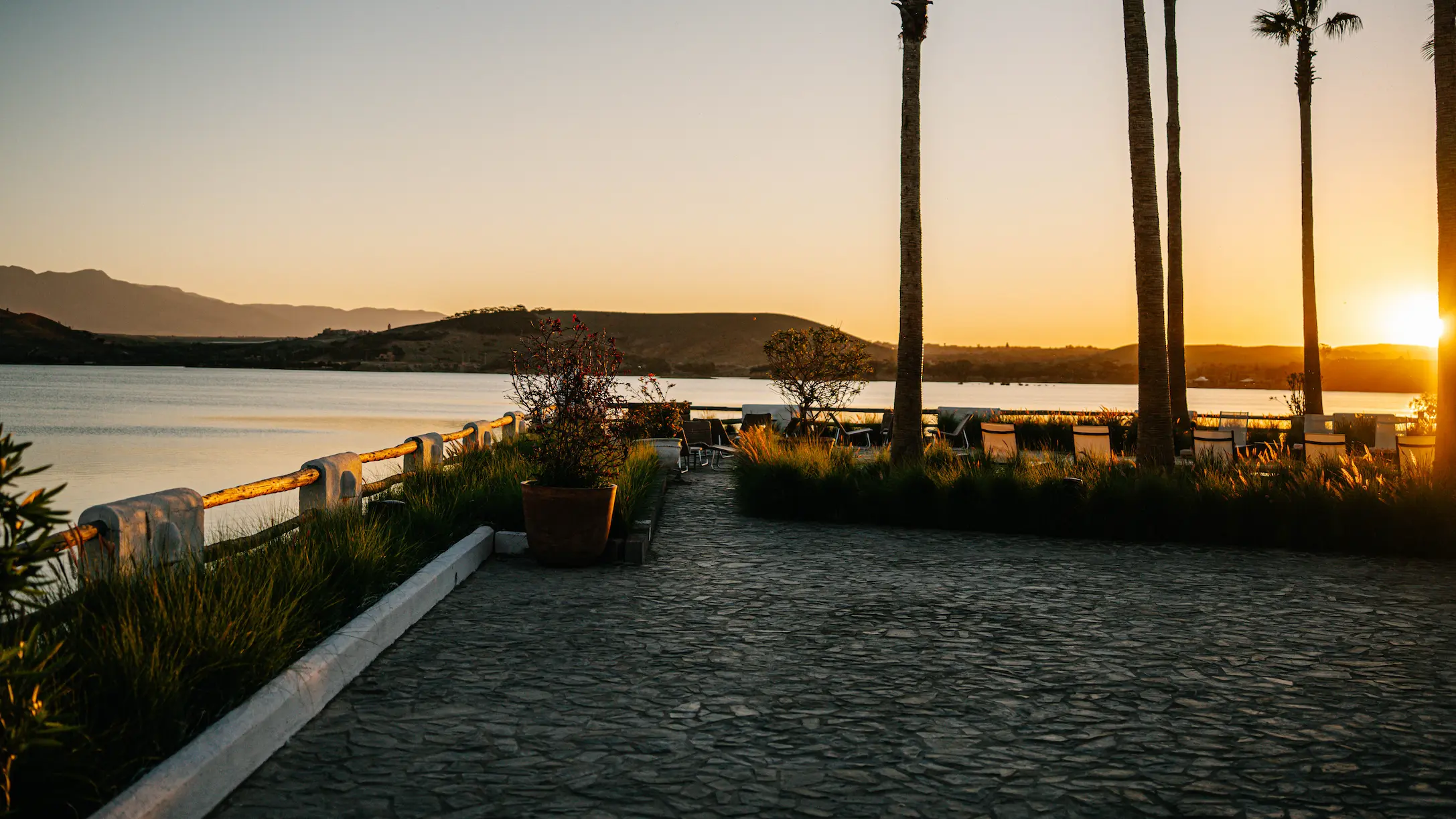 Elegant luxury wedding celebration overlooking Lake Lalla Takerkoust near Marrakech