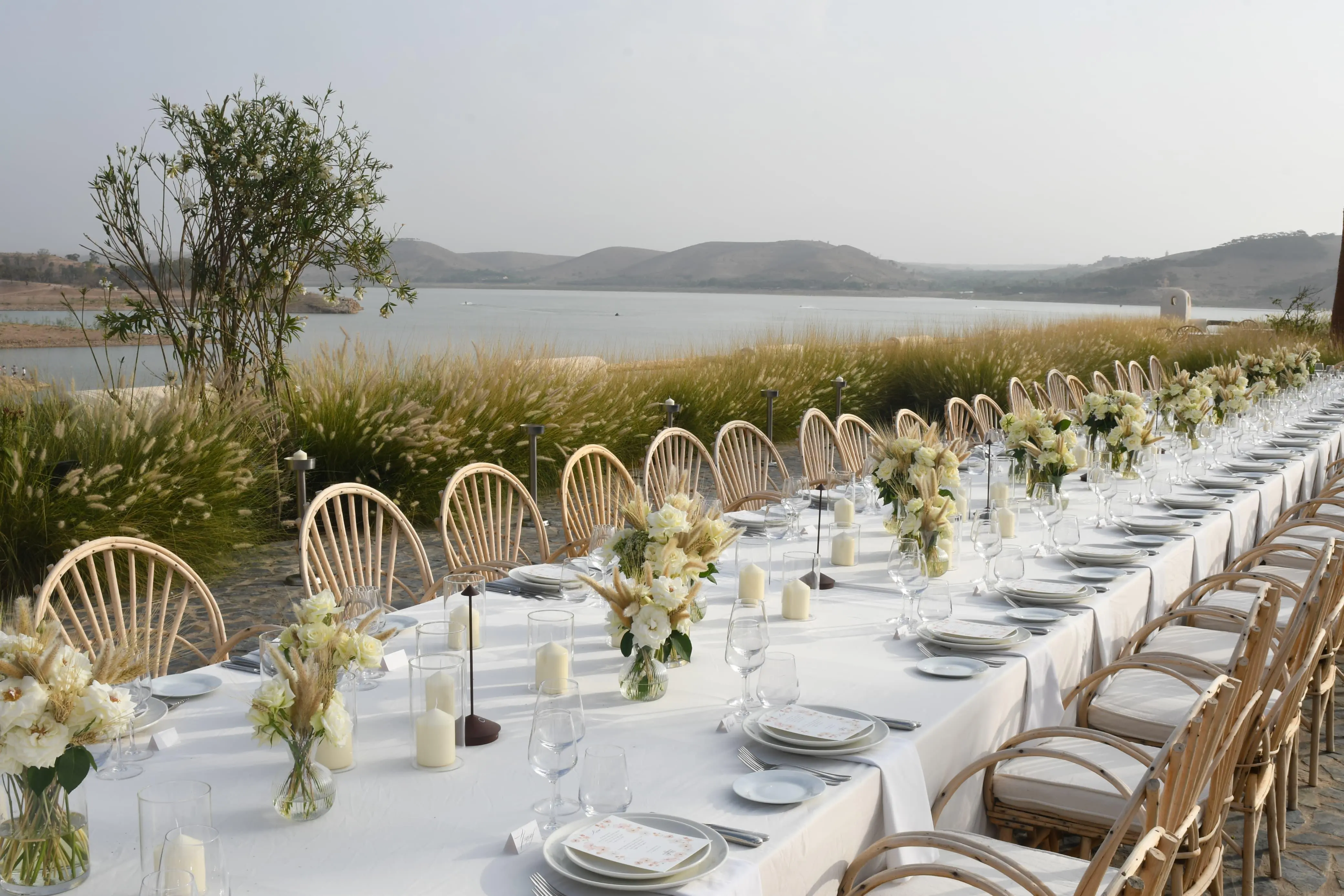 Luxury celebration in the Agafay Desert Morocco